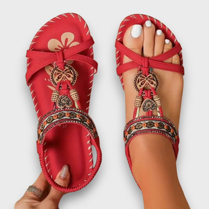Arlena | Boho-Sandalen mit orthopädischem Komfort