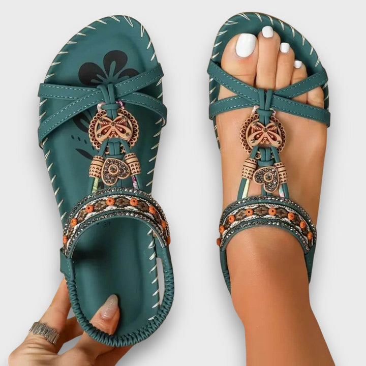 Arlena | Boho-Sandalen mit orthopädischem Komfort