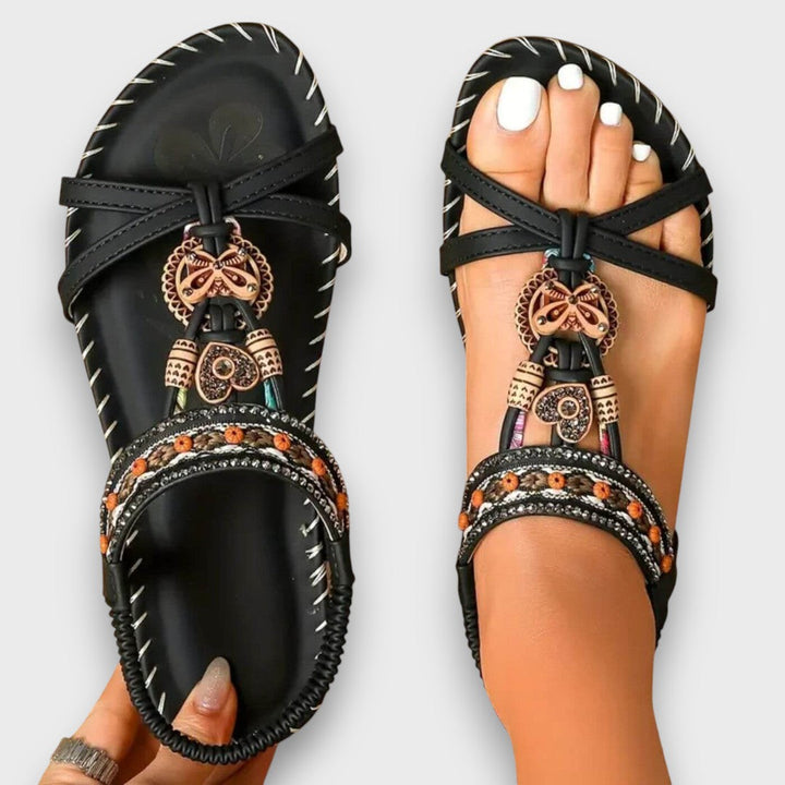 Arlena | Boho-Sandalen mit orthopädischem Komfort