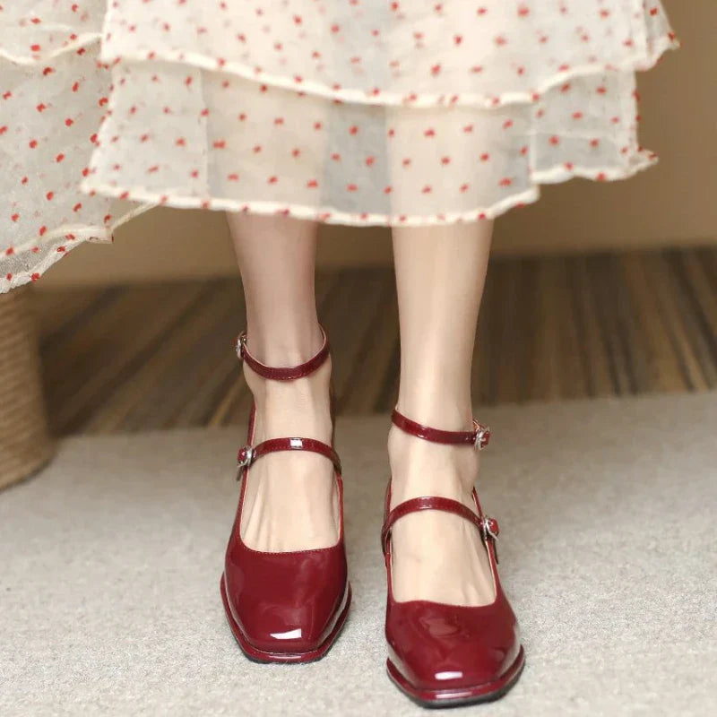 Elegante Riemchenpumps