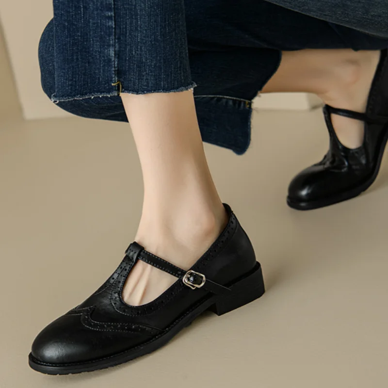 Sarah&Kate™| Elegante T-Strap Mary Janes