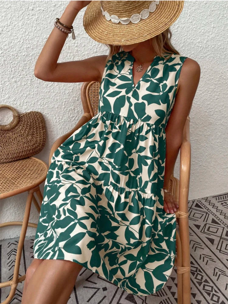 Grace™ Chic Ärmelloses Mini-Kleid