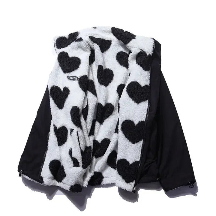 Daria™ Wendbare Jacke mit Herzchen