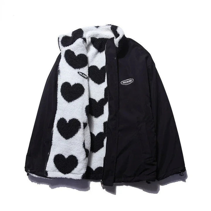 Daria™ Wendbare Jacke mit Herzchen