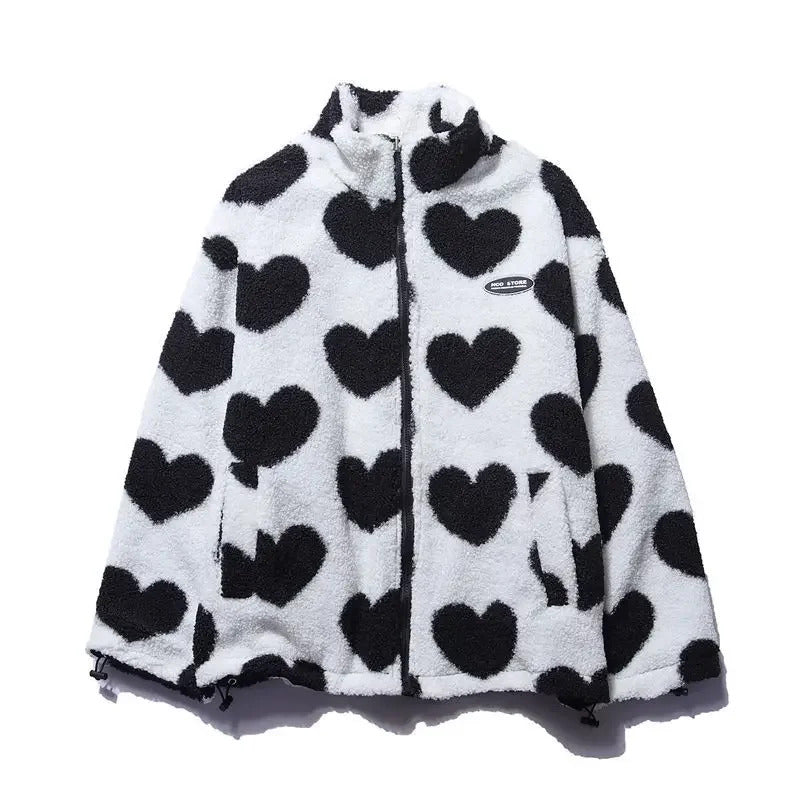 Daria™ Wendbare Jacke mit Herzchen