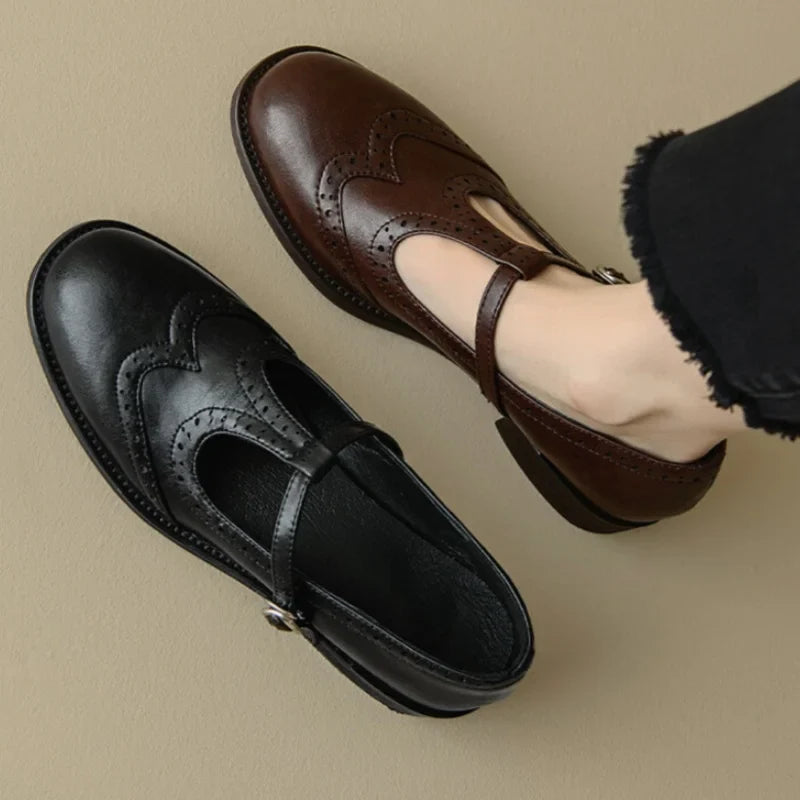 Sarah&Kate™| Elegante T-Strap Mary Janes