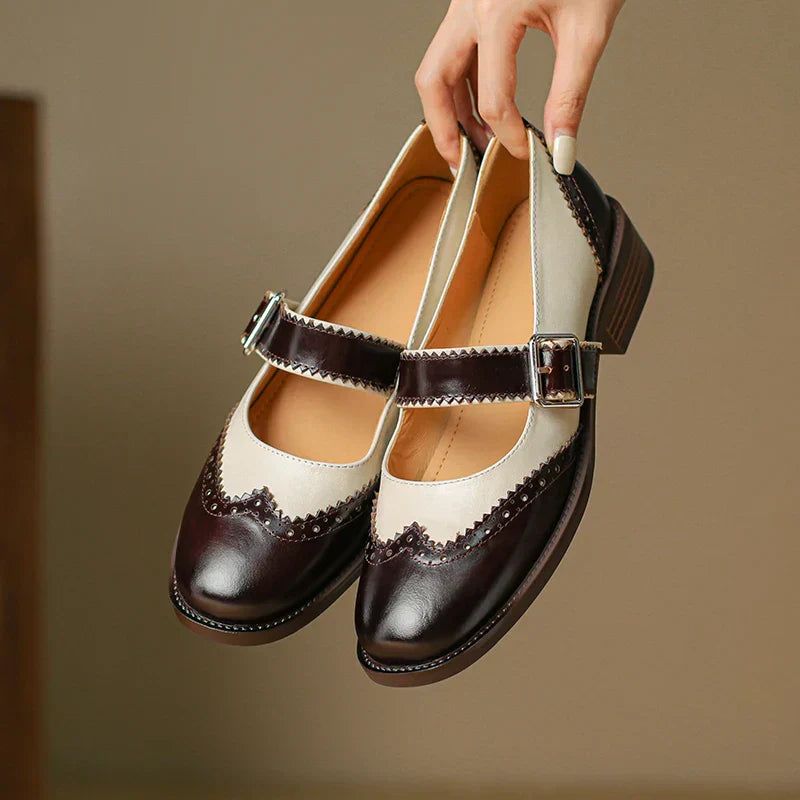 Sarah&Kate™| Miana Leder Mary Janes