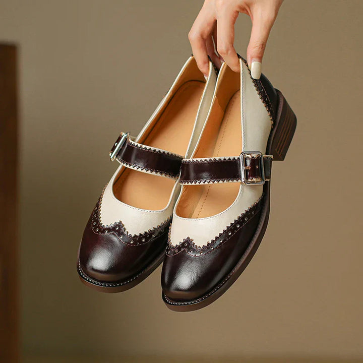 Sarah&Kate™| Miana Leder Mary Janes