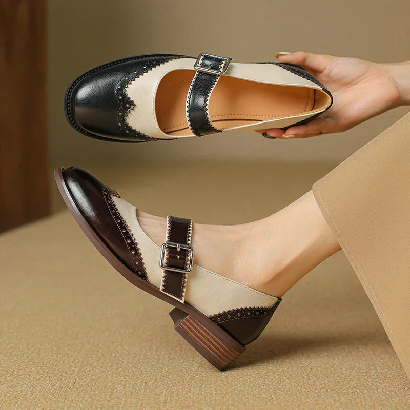 Sarah&Kate™| Miana Leder Mary Janes