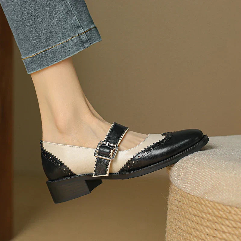Sarah&Kate™| Miana Leder Mary Janes