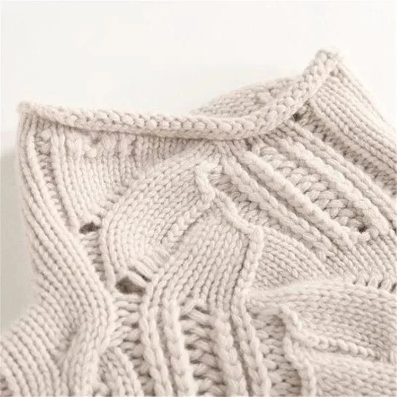 BETTINA™ Rollkragenpullover mit Zopfmuster