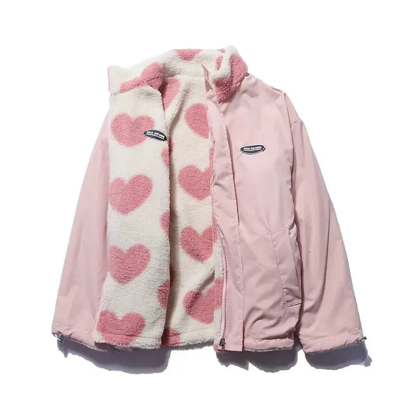Daria™ Wendbare Jacke mit Herzchen
