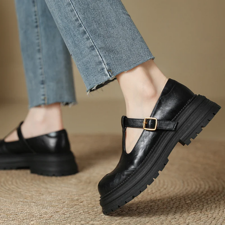Farisse T-bar Schuhe