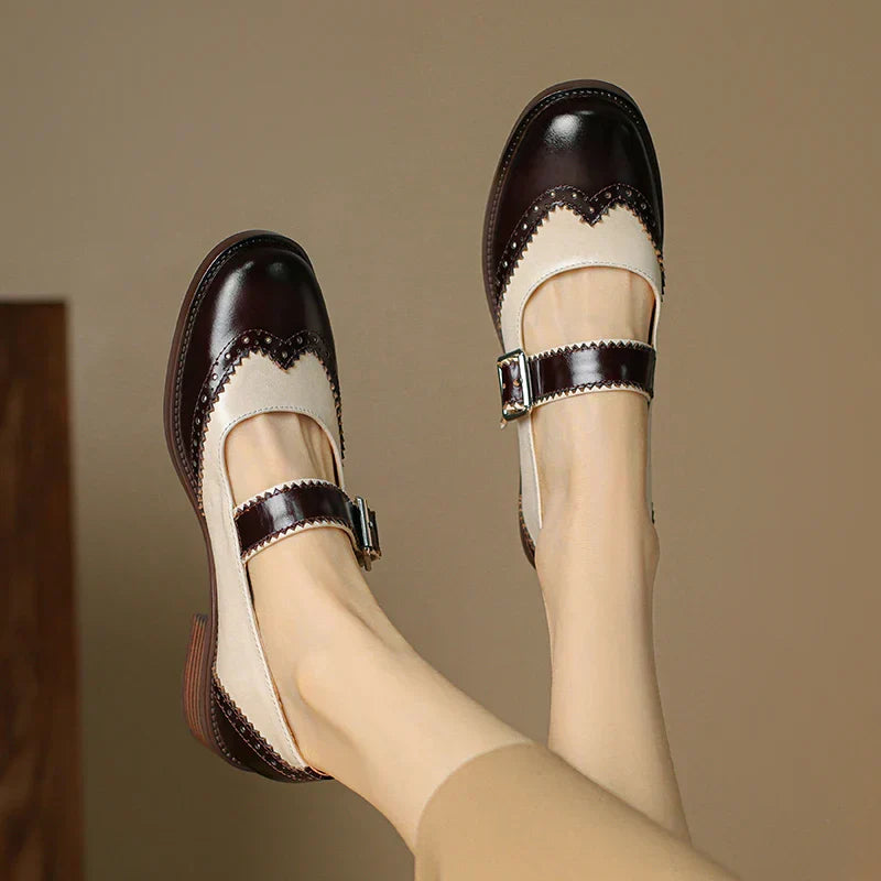 Sarah&Kate™| Miana Leder Mary Janes