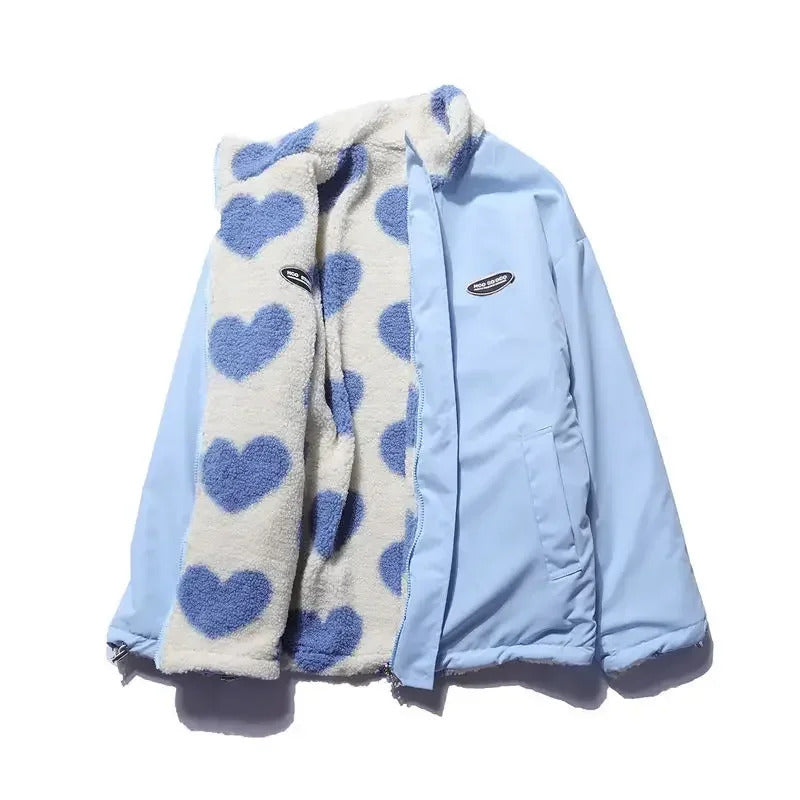 Daria™ Wendbare Jacke mit Herzchen