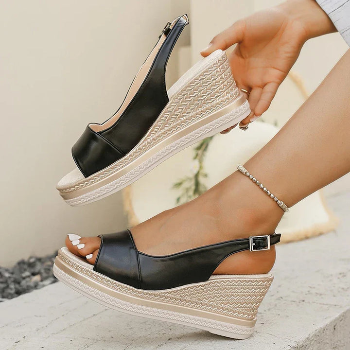 LIVIANA WEDGE-SANDALEN
