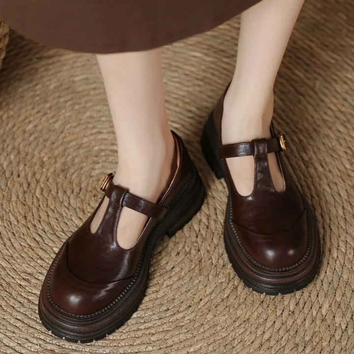 Farisse T-bar Schuhe