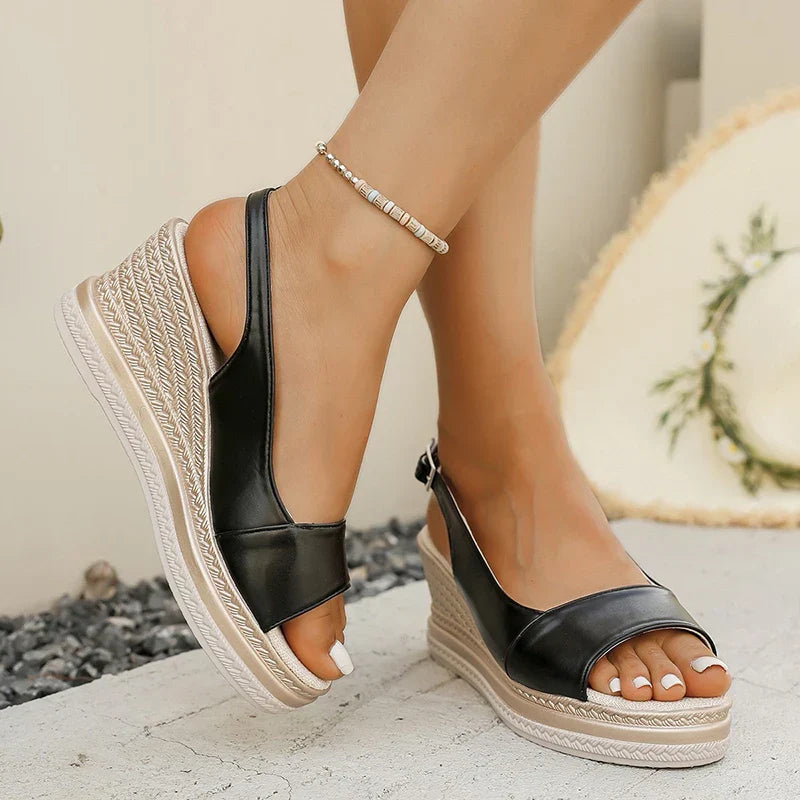 LIVIANA WEDGE-SANDALEN