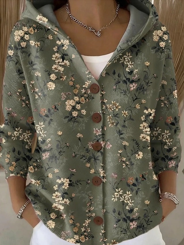 Cassidy | Künstlerischer warmer langer Cardigan