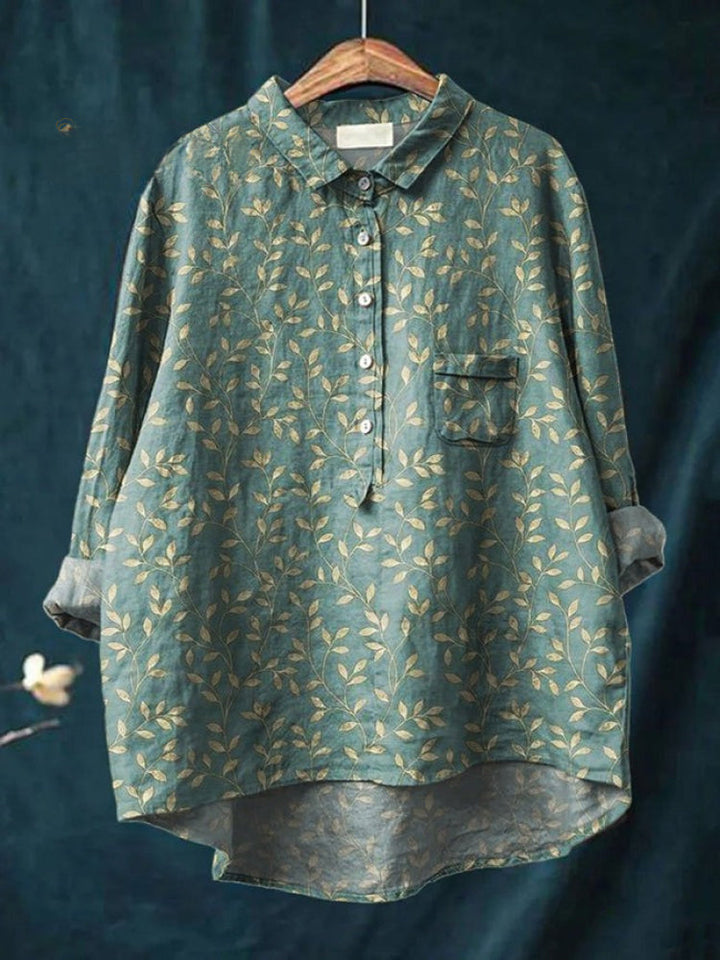 Lina | Lebendige floral bestickte Bluse