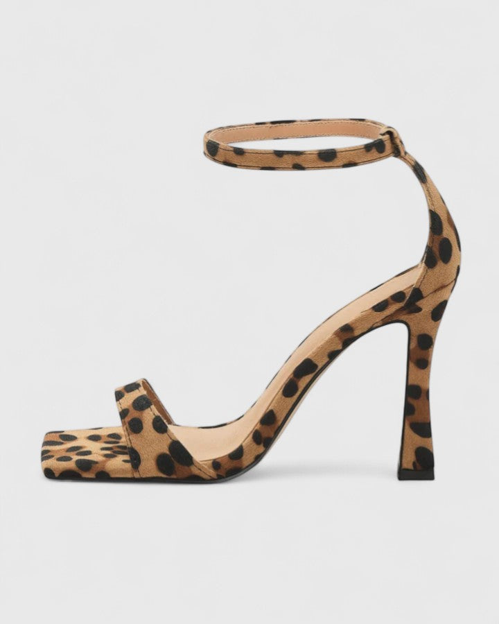 Evalisse | Leopard Riemchen-Sandaletten