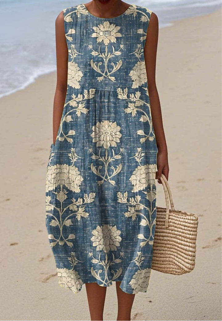 Gemustertes Hemdkleid