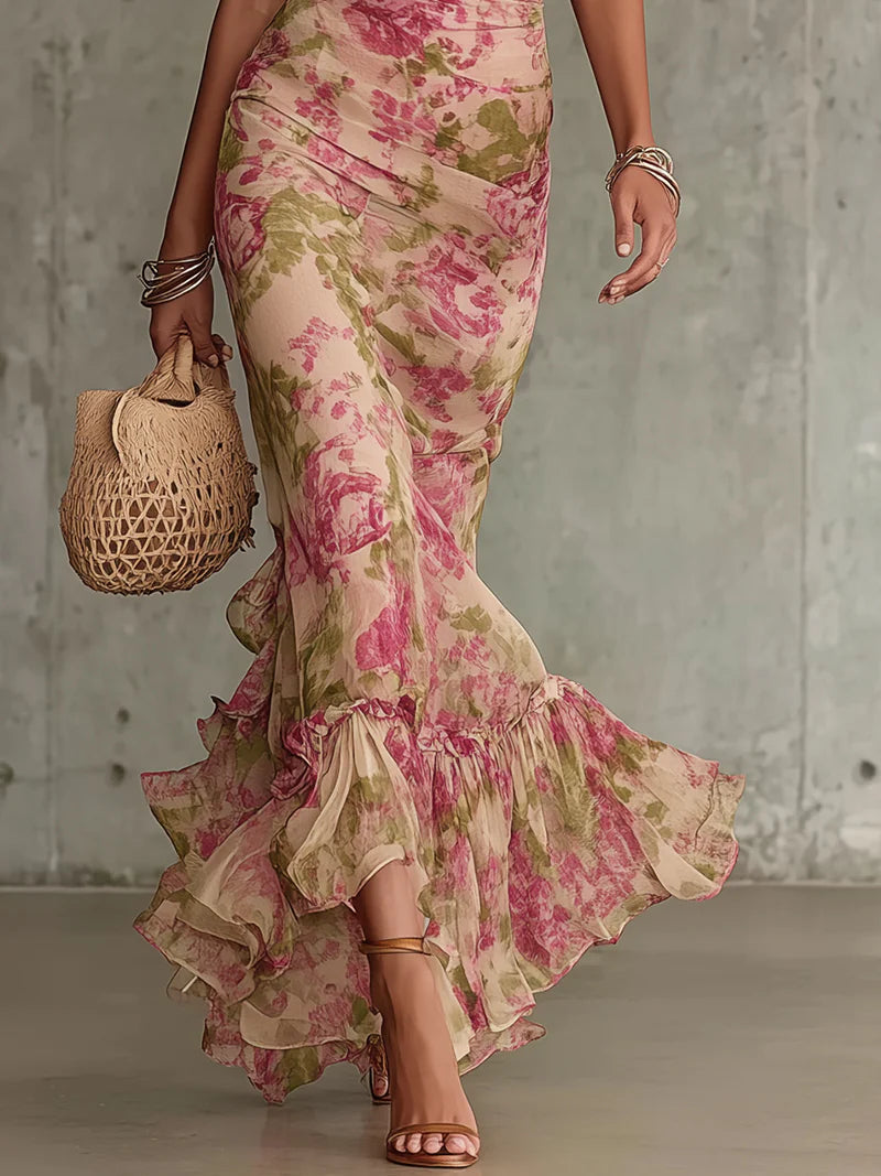 Racquella | Vintage Maxi Kleid