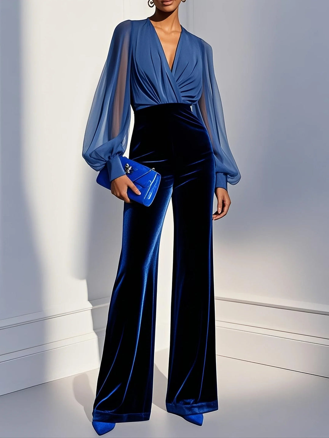 Maud™ | Eleganter Overall mit V-Ausschnitt