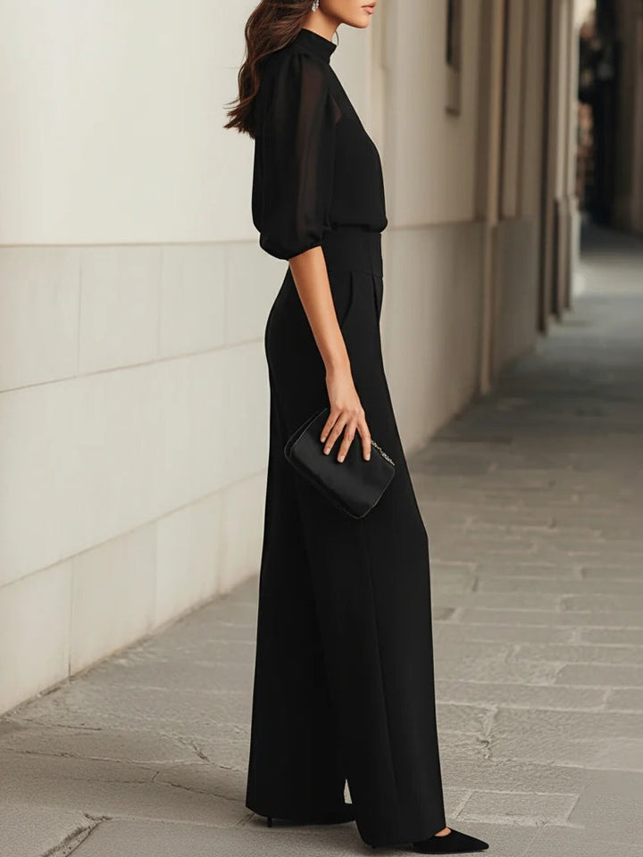 Elodie | Top und weite Hose Drei-Teile-Set