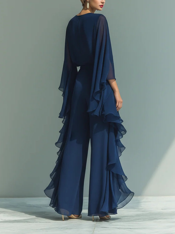 Aurelia | Eleganter Fließender Abend-Jumpsuit