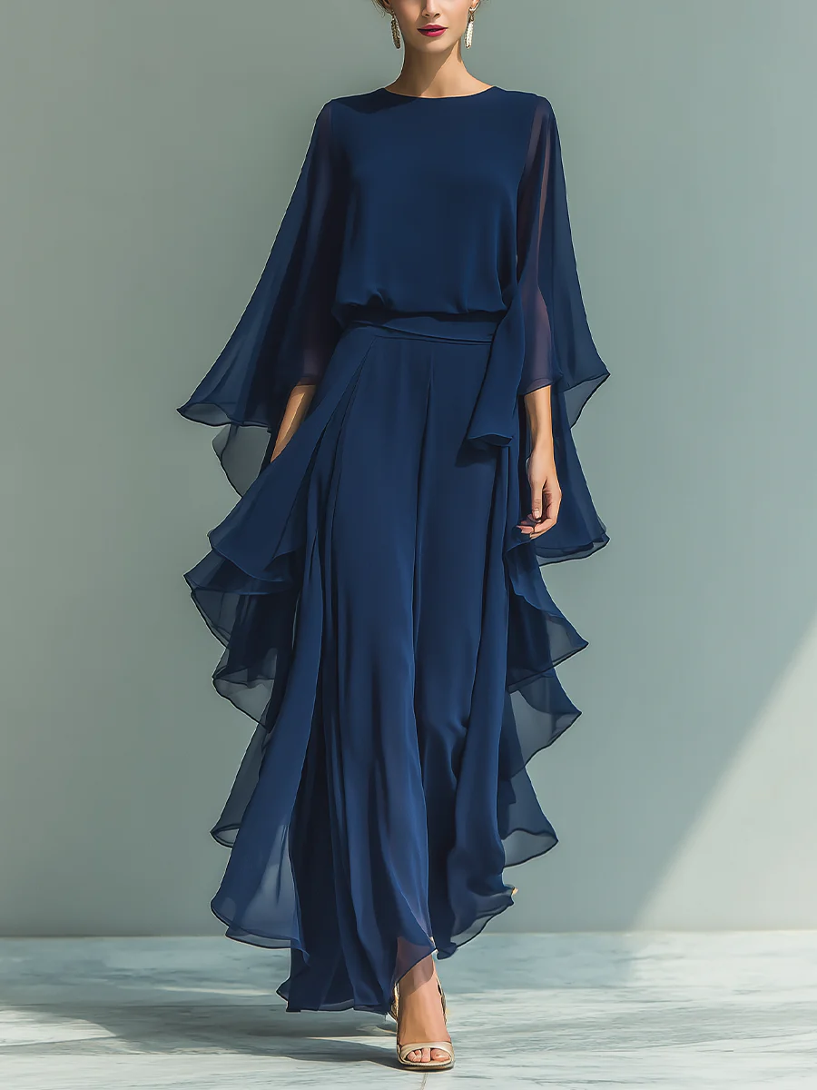 Aurelia | Eleganter Fließender Abend-Jumpsuit