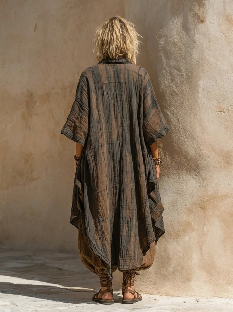 Margaret | Nomadisches Bohemian Kunstdruck Drei-Teile-Set Outfit