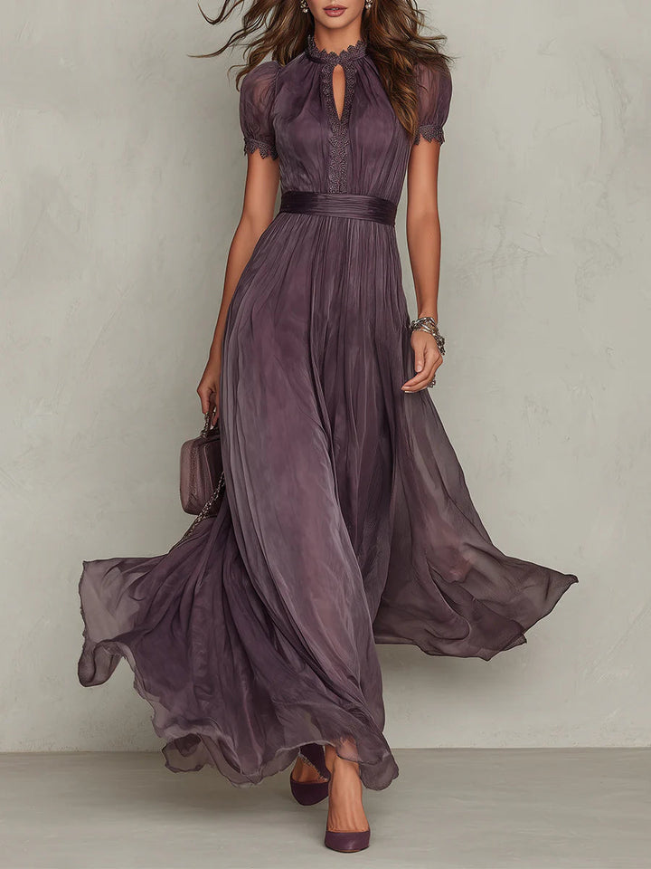 Petra | Maxikleid mit Spitzen-Details