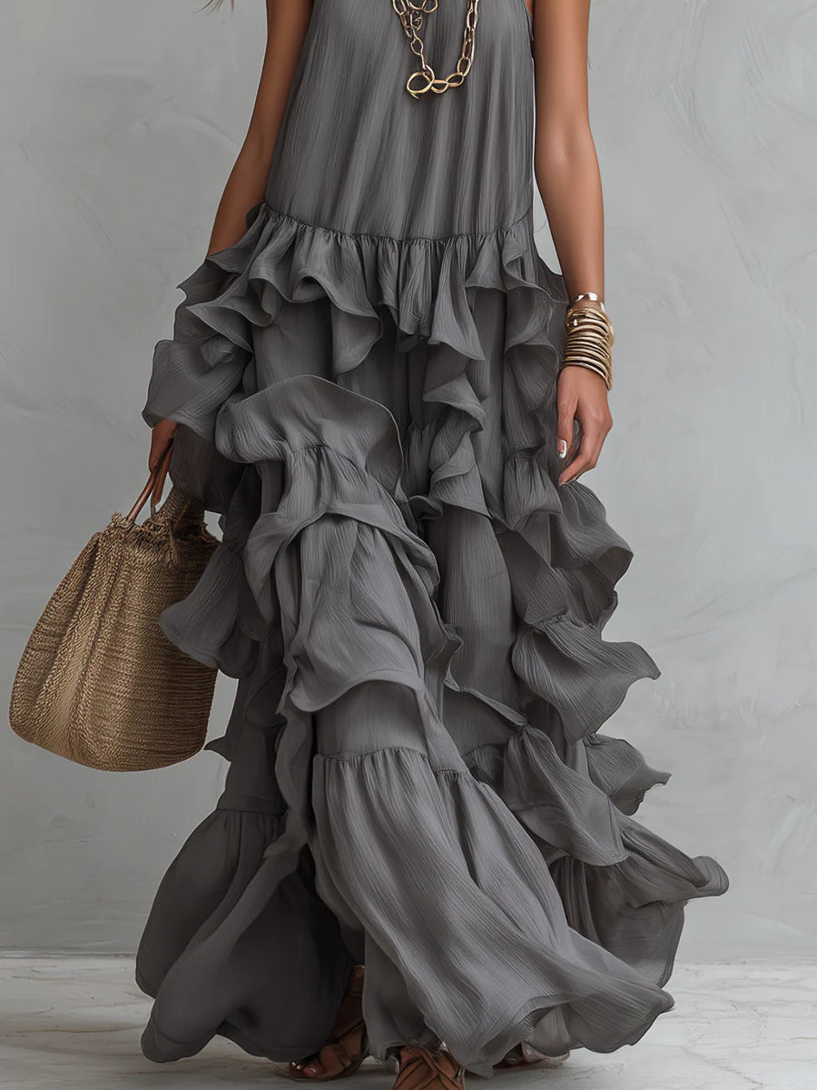 Selene | Schicht-Rüsche Halter Maxi