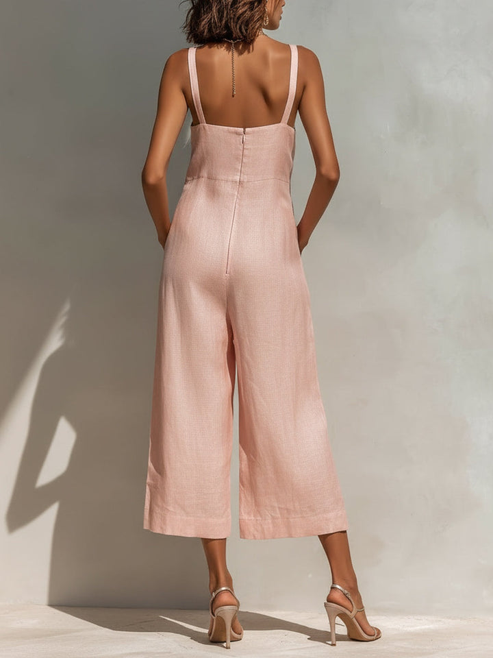 Amelie | Minimalistischer Leinen-Overall