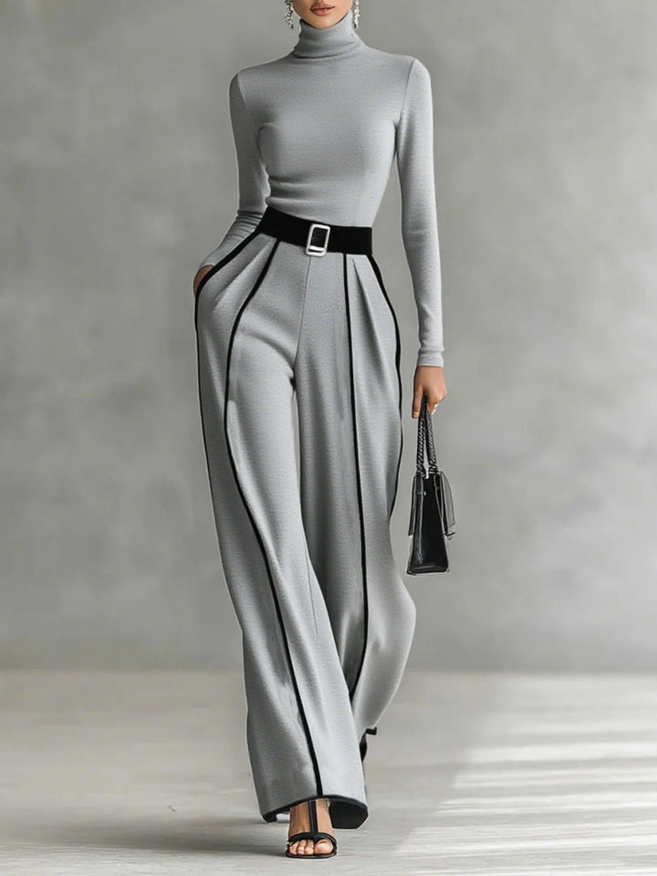 Vera™ | Elegantes Ensemble mit kontrastierenden Details