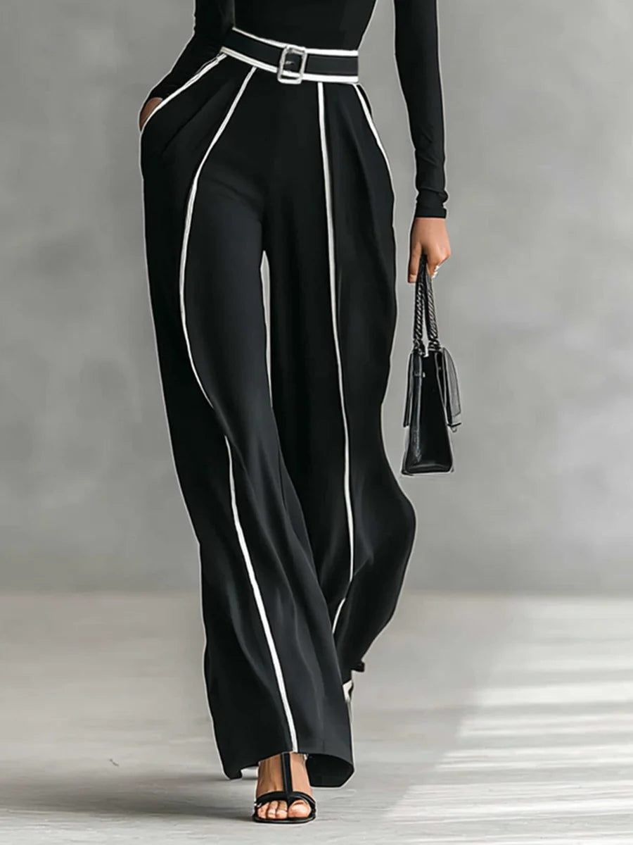 Vera™ | Elegantes Ensemble mit kontrastierenden Details