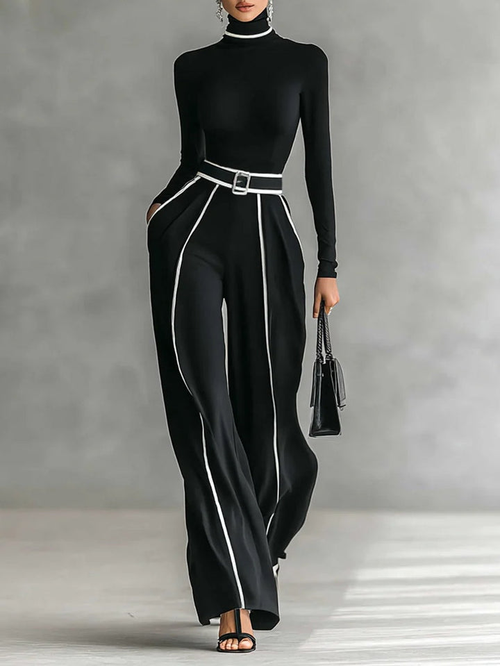Vera™ | Elegantes Ensemble mit kontrastierenden Details
