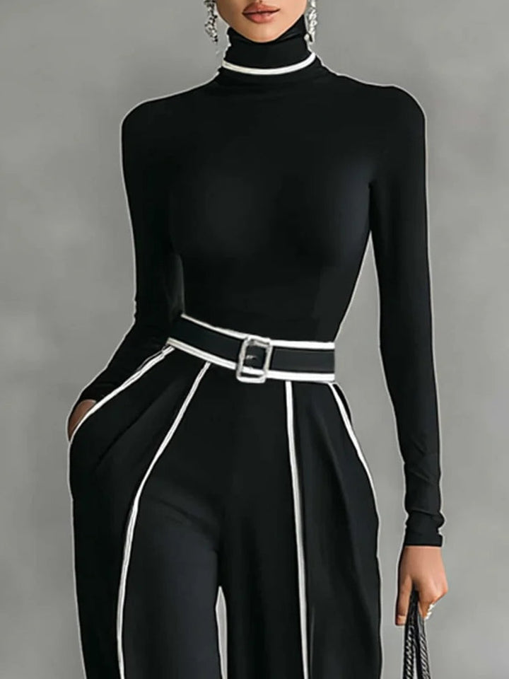 Vera™ | Elegantes Ensemble mit kontrastierenden Details