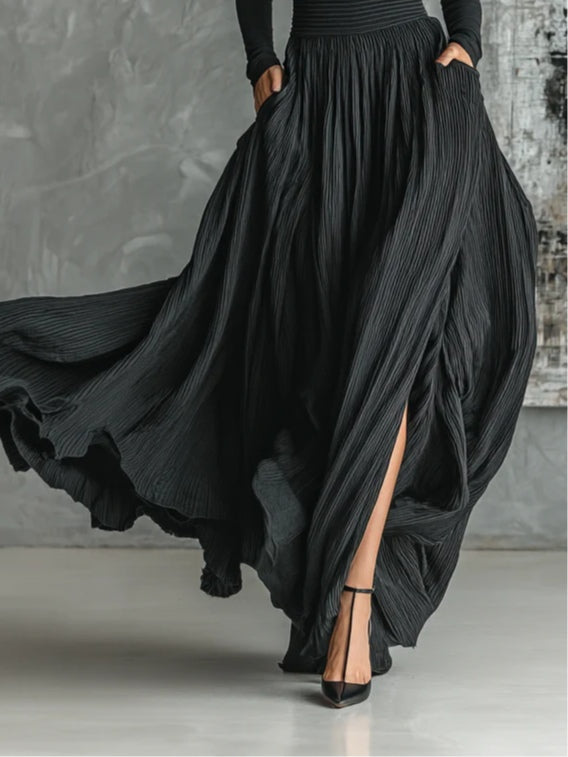 Eva™ | Elegantes Ensemble mit plissierter Rock