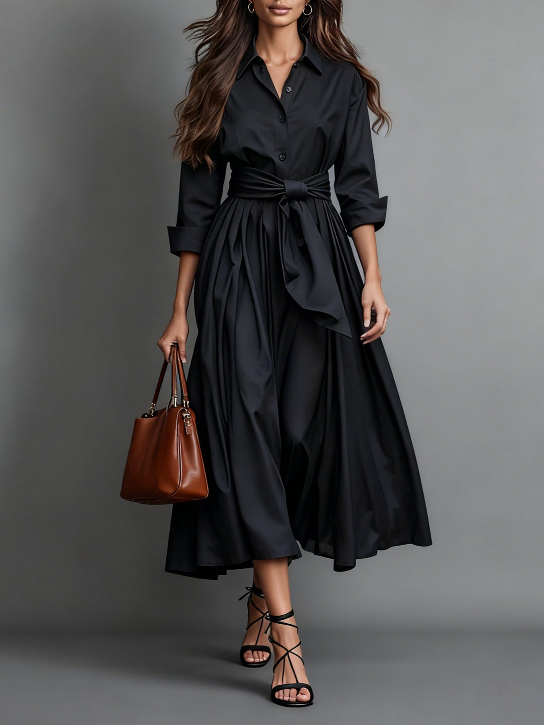 Marise™ | Elegantes Maxikleid mit Schleifendetail