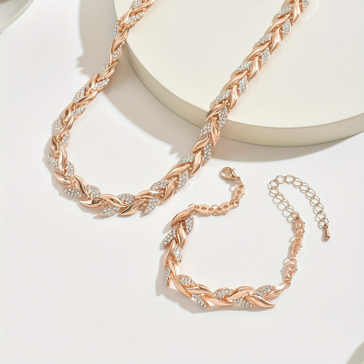 Sofie | Elegantes Glas-Rhinestone-Fischschwanz-Set