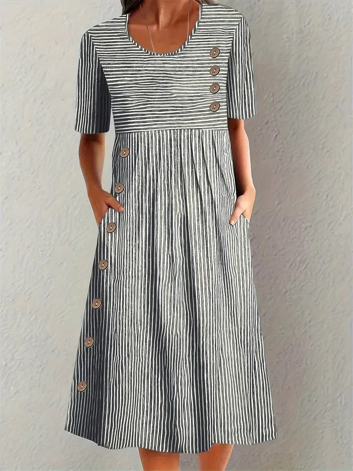 Matilda™ Gestreiftes Sommerkleid