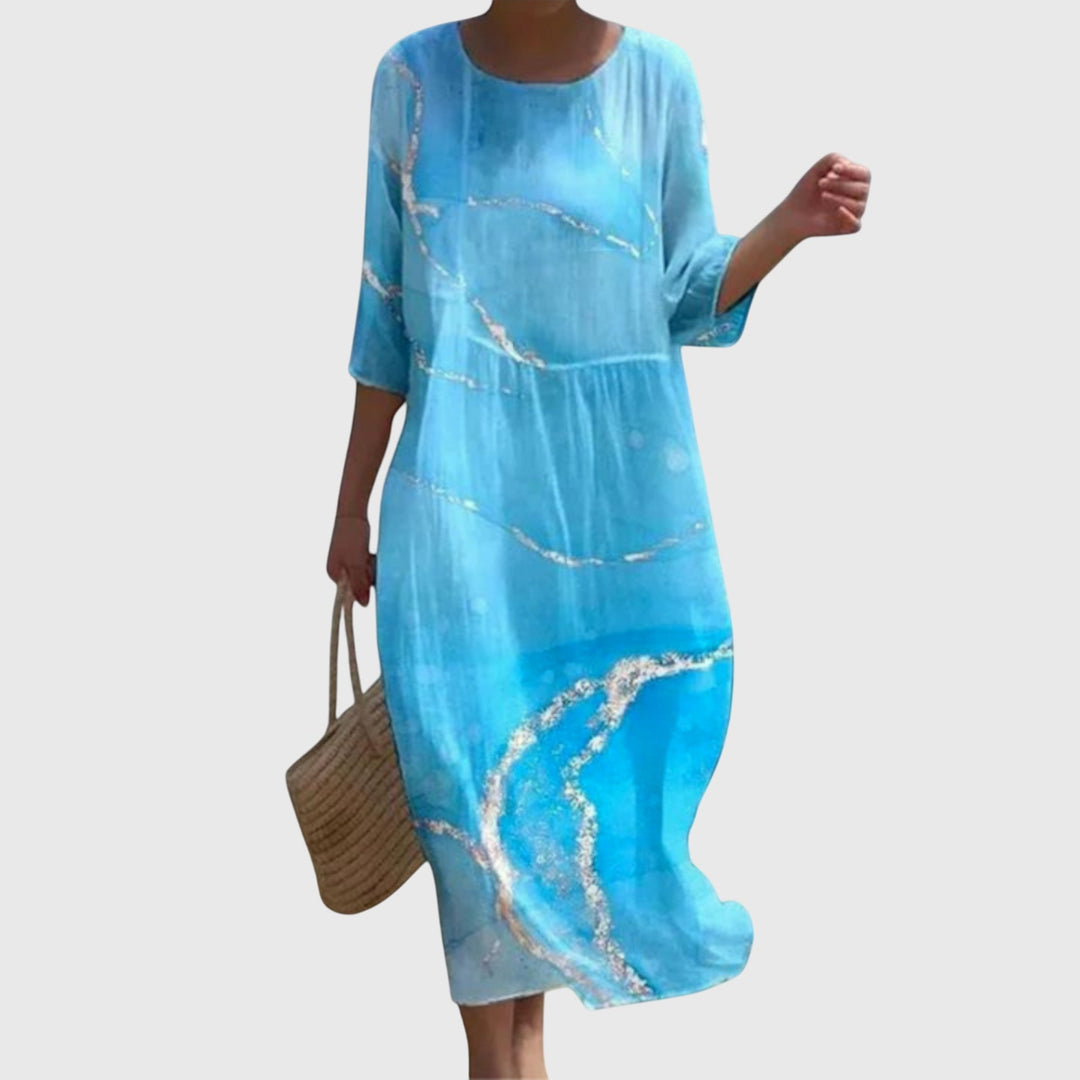 Hayley™ | Stilvolles Floral Maxikleid