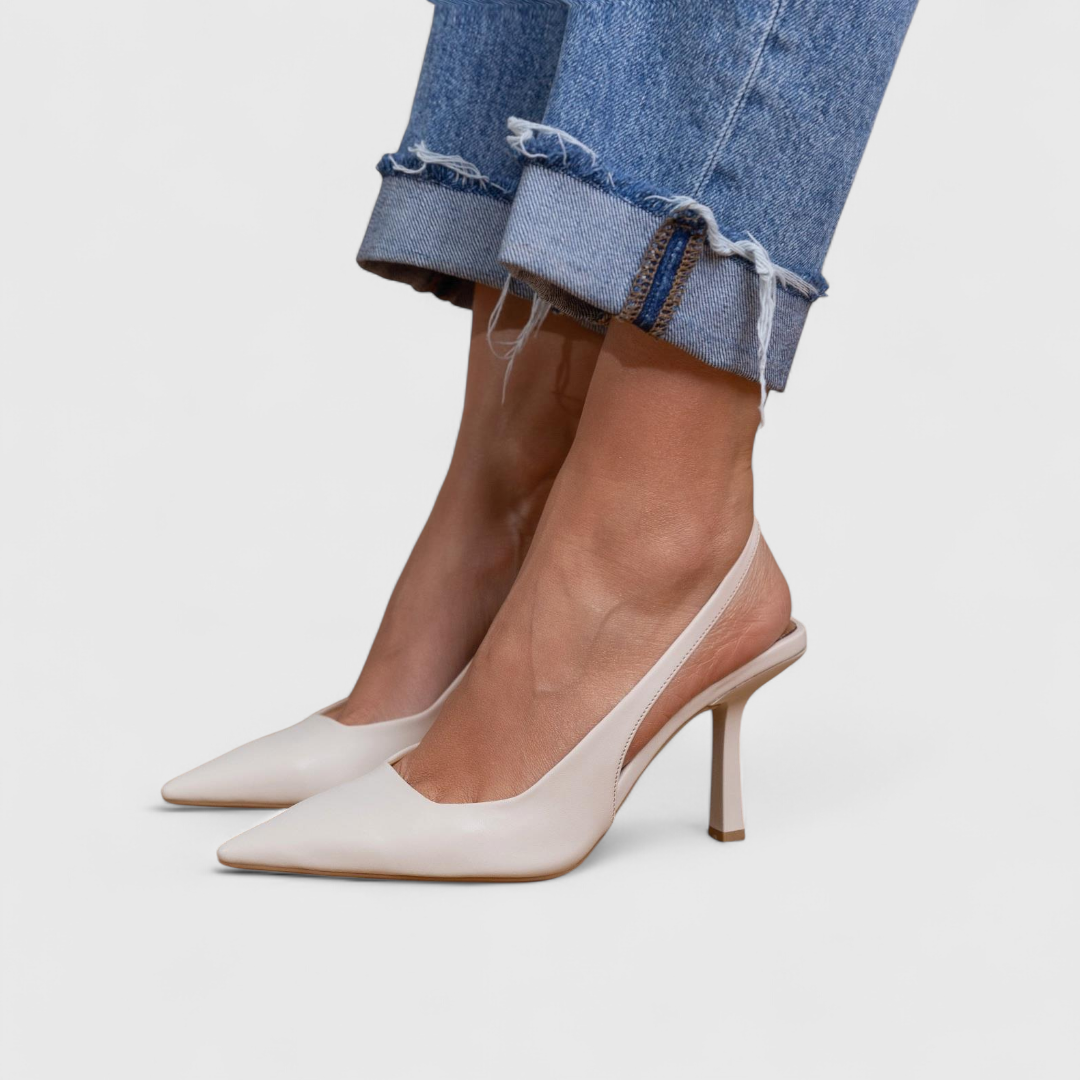 Bella | Spitz zulaufende Slingback-Pumps