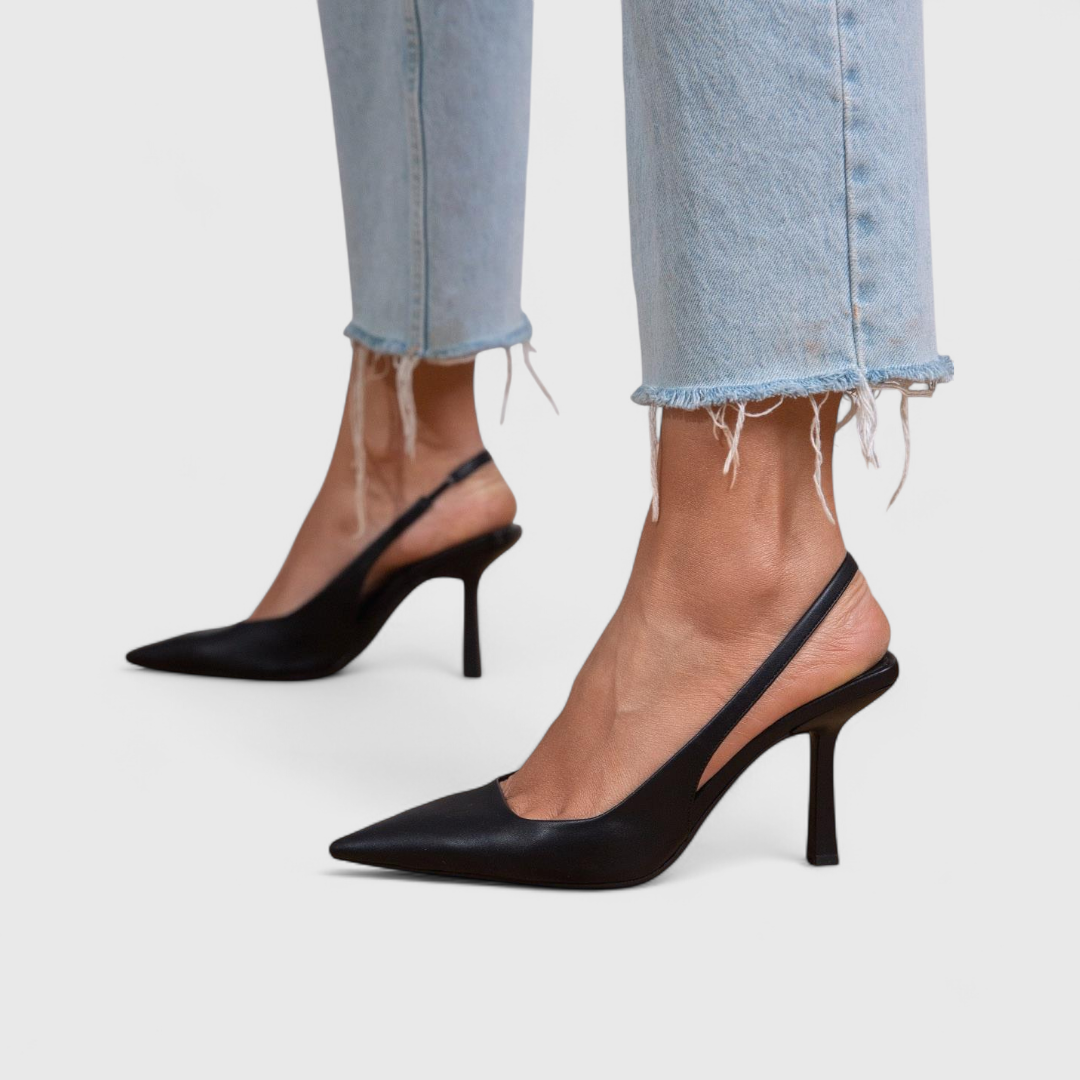 Bella | Spitz zulaufende Slingback-Pumps