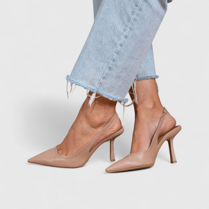 Bella | Spitz zulaufende Slingback-Pumps