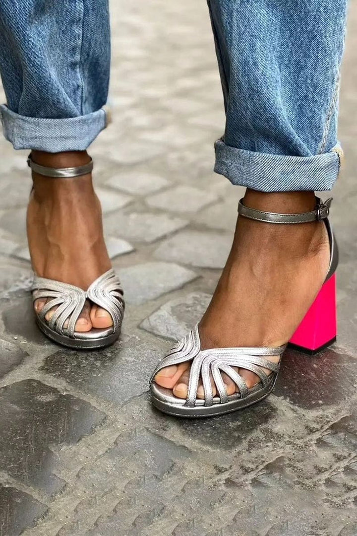 Isabella | Neon Blockabsätze