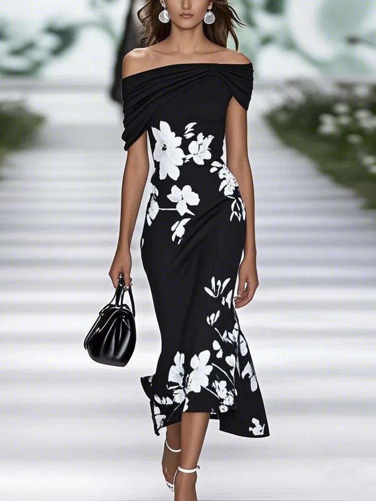 Frederique | Elegantes Blumendruckkleid