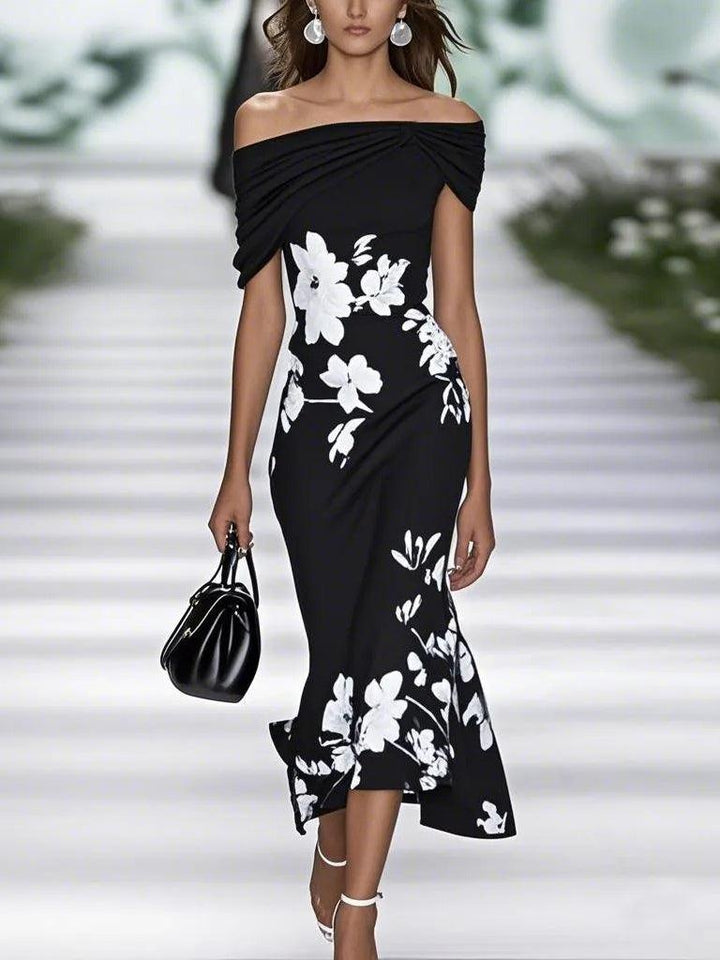 Frederique | Elegantes Blumendruckkleid